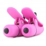 nipple stimulator breast vibrator vibrating pliers sex toys woman pink