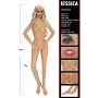 Bambola realistica in silicone  sexy doll adult non gonfiabile con vagina ano babe Jessica