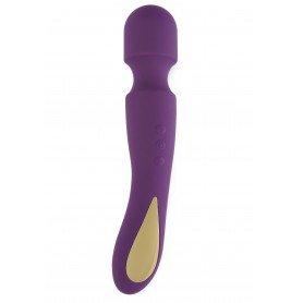 Vibrator stimulator for woman wand rechargeable massager luz purple
