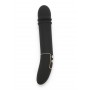 black vibrator real silicone rechargeable vaginal anal black vibrator PULSE ONE