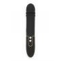 black vibrator real silicone rechargeable vaginal anal black vibrator PULSE ONE