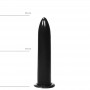 Make Anal Dildo Black Plug Anal Butt with Suction Cup Soft Sex Toy all black