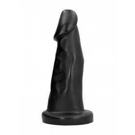 Fallo nero realistico maxi con ventosa dildo vaginale anale nero xxl all black