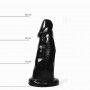 Fallo nero realistico maxi con ventosa dildo vaginale anale nero xxl all black