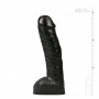 Fallo vaginale nero realistico all black dildo anale maxi big con ventosa