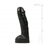 Realistic black vaginal phallus all black maxi big anal dildo with suction cup