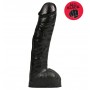 Fallo vaginale nero realistico all black dildo anale maxi big con ventosa