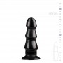 Fallo anale con ventosa dildo vaginale realistico plug all black nero