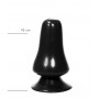 Plug butt anal dildo black with suction cup realistic phallus all black sex toys