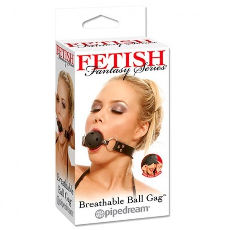 Bite Fetish Fantasy breatthable gag ball black