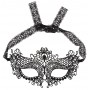 Sexy woman night mask black venetian gothic black