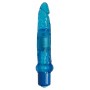 Anal jelly blue slim dildo
