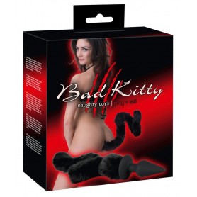 Anal Dildo Plug with Phallus Tail bad kitty Tail