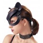 maschera head black mask cat