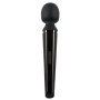 Rechargeable vibrator power wand black