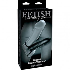 Make it wearable limited edition ribbed double trouble fetish fantasy