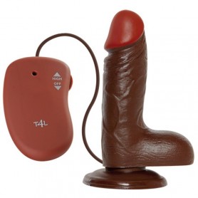 Vibrator dildo realistic real rapture Brown 6