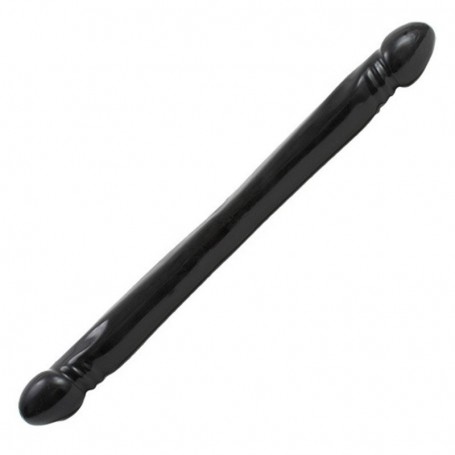 Double Fault Dildo header veined 18 black