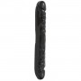 Double Dildo header veined 12 black