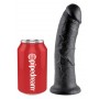 Fallo vaginale king cock realistico dildo vaginale con ventosa 8 Nero black