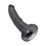 Fallo Realistico dildo nero king Cock Vaginale anale con ventosa 7 black