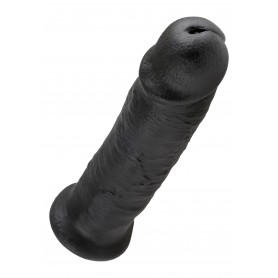 Make it realistic Vaginal maxi dildo with suction cup king cock 10 black big xxl