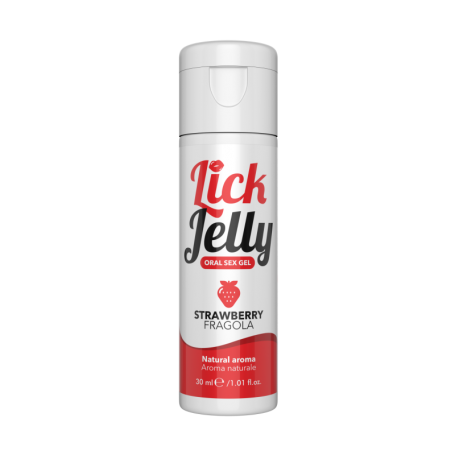 Lick jelly strawberry edible gel