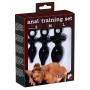 Anal Training Set 3 Pieces Plug Black