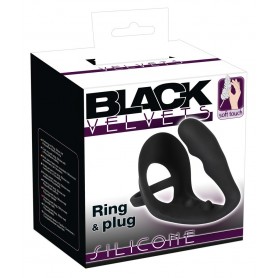 phallic ring Penisring Black Velvets