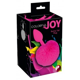 Colorful Joy Bunny Tail Plug you2toys