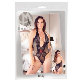 low-cut mesh body black mandy mystery