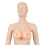 Realistic silicone fake breast strap on cottelli collection