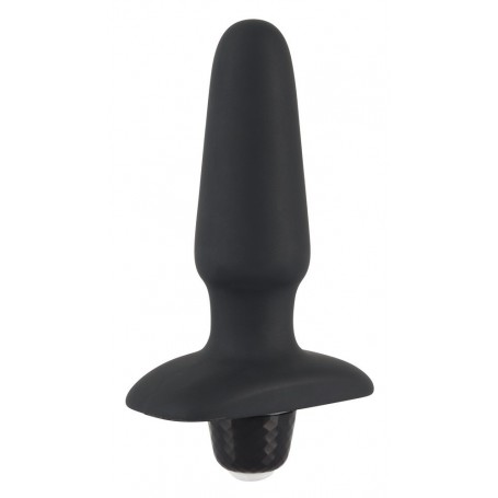 plug anale nero in silicone Sweet Smile Rechargeable Butt Plug