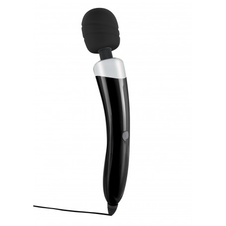 black vibrator Wonder Wand Massager