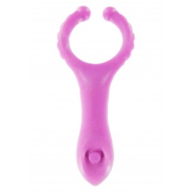 Vibrating Phallic Ring with Clitoral Stimulator