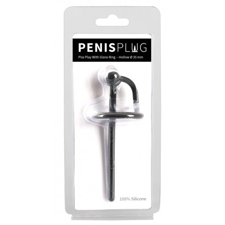 Penis plug dilator Piss Play with ring