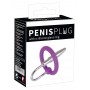 Phallic ring with urethral plug sperm stopper