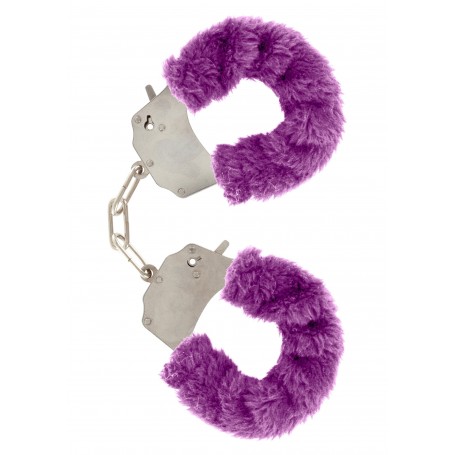 manette Furry Fun Cuffs purple