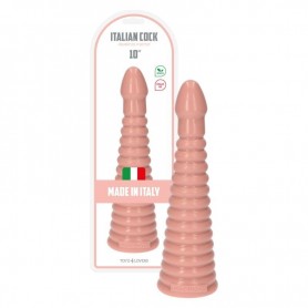 Realistic phallus plug butt 10 flesh made in italy