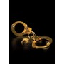 Handcuffs gold fetish fantasy metal cuffs gold