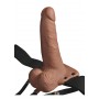 Strap on 6inch Hollow Recharge Strap On Vibrator