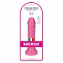 fallo realistico con ventosa dildo rosa pink italian cock 6,5