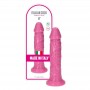Make it realistic with suction cup Italian Cock 8'' Pink
