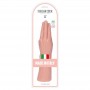 Dildo per fisting Hand Italian Cock 11'' Flesh