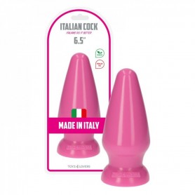 Plug Anale big Italian Cock 6.5'' Rosa pink