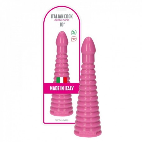 Anal plug pink Italian Cock 10'' Pink
