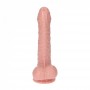Realistic foul Italian Cock 6'' Flesh with suction cup