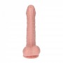 Realistic foul Italian Cock 6'' Flesh with suction cup