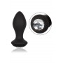plug in silicone Vibrating Crystal Probe black