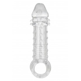 Ultimate Stud Extender transparent phallic sheath